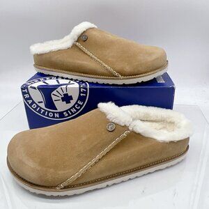 Birkenstock Zermatt Premium Shearling Suede Leather Mink EU 46 US 13-13.5 R